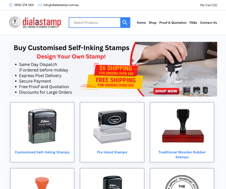 Dial a Stamp Self Inking & Rubber Stamps
