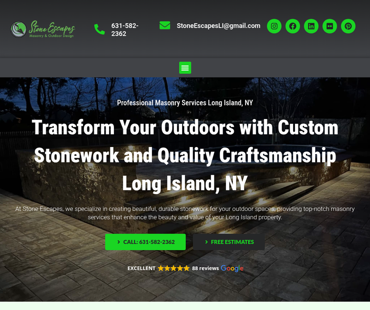 Stone Escapes Masonry & Outdoor Design