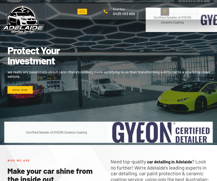 Adelaide Detailing Garage