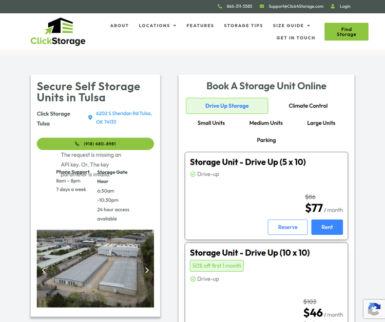 Secure Self Storage Units in Tulsa