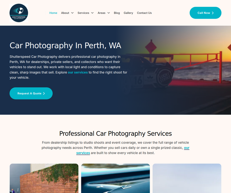CAR PHOTOGRAPHY IN PERTH, WA