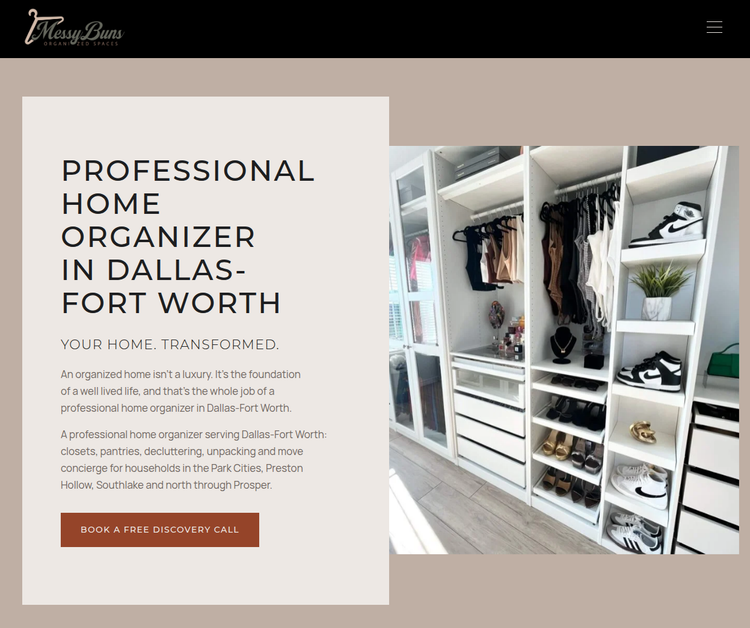 Professional Home Organizer in Dallas-Fort Worth