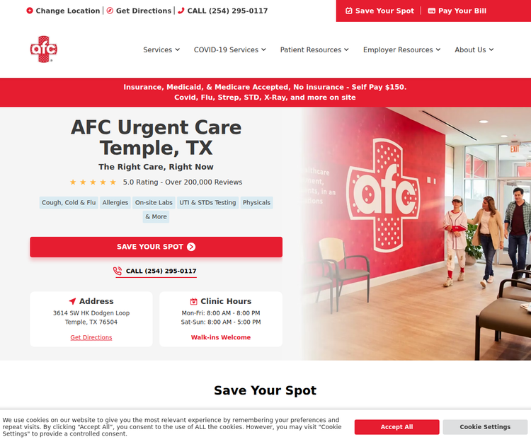 Comprehensive Urgent Care Services in Temple, TX