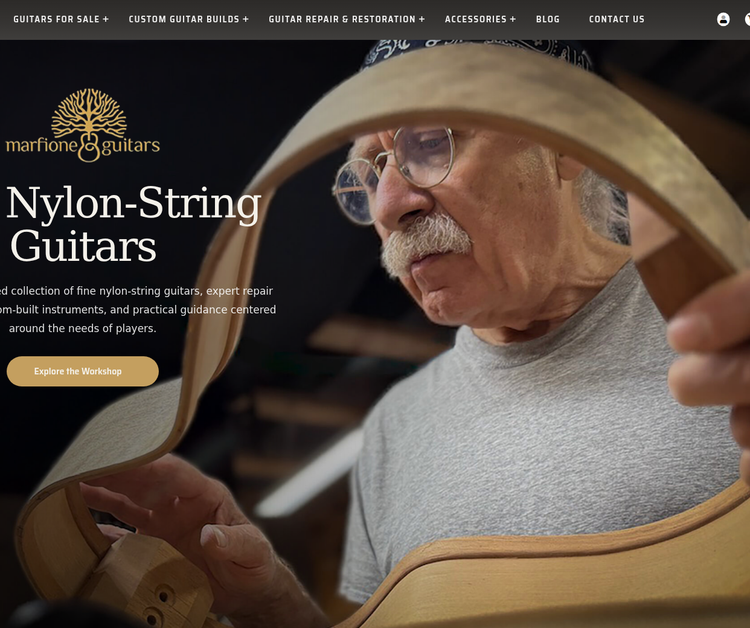 Fine Nylon‑String Guitars & Expert Luthier Services